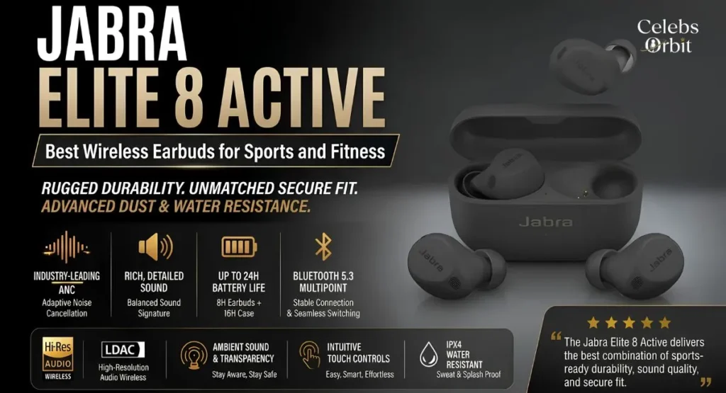 Jabra Elite 8 Active: Best for Sports and Fitness