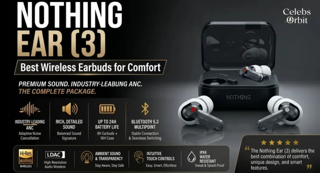 Nothing Ear (3): Best for Comfort